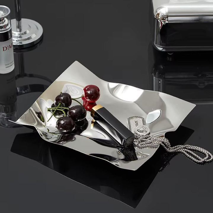 Nordic Glow Stainless Steel Tray