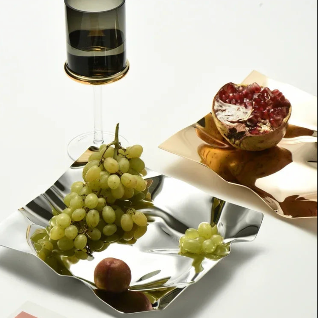 Nordic Glow Stainless Steel Tray