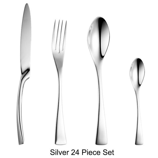 24-piece Stainless Steel Cutlery Set, Monaco
