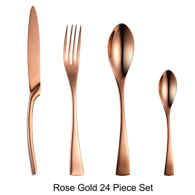 24-piece Stainless Steel Cutlery Set, Monaco
