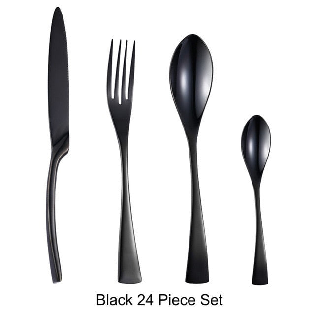 24-piece Stainless Steel Cutlery Set, Monaco
